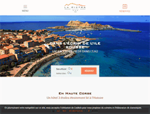 Tablet Screenshot of hotel-lapietra.com